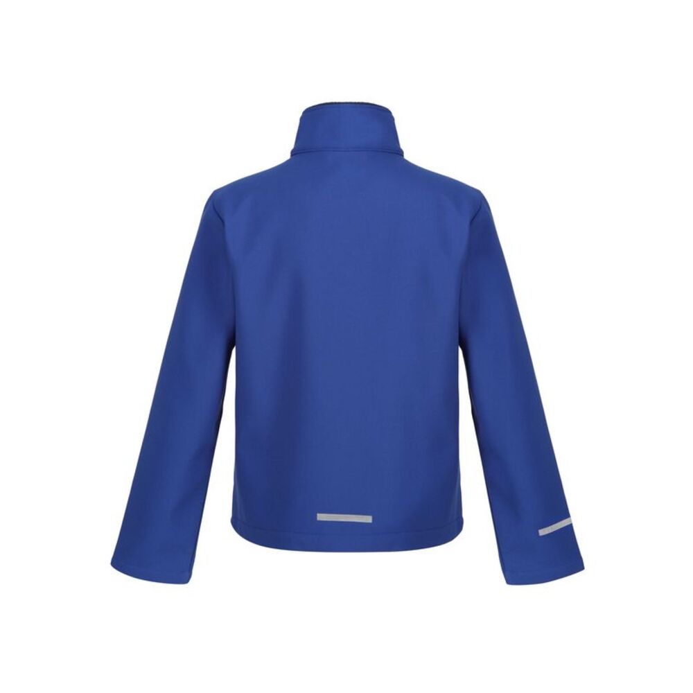 Regatta Childrens/Kids Ablaze 2 Layer Soft Shell Jacket / New Royal/Navy - Picture 2 of 3